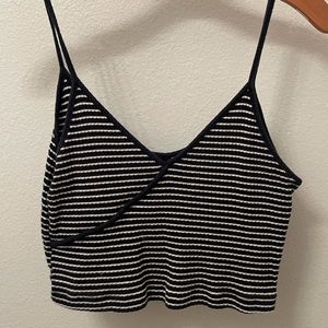 Topshop stripped tank top